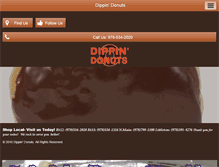 Tablet Screenshot of dippindonuts.com